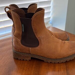 Eastland Brown Leather Ankle Boots